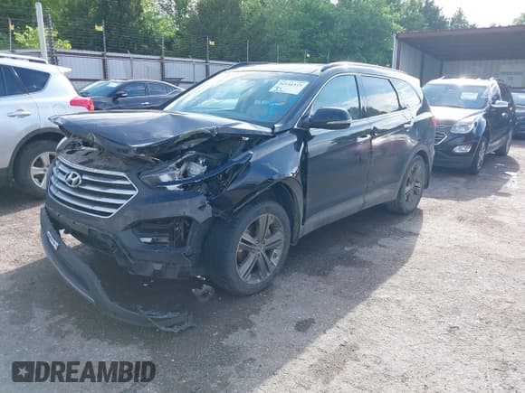 ✅ 2014 Hyundai Santa Fe Limited • VIN: KM8SR4HF8EU042667 • Лот: 42141111. Опубликован ранее на IAAI с пробегом 165 961 миль. Бесплатный доступ к архиву аукционных продаж из США и подробный отчёт об истории автомобиля на DreamBid. Изображение 2.