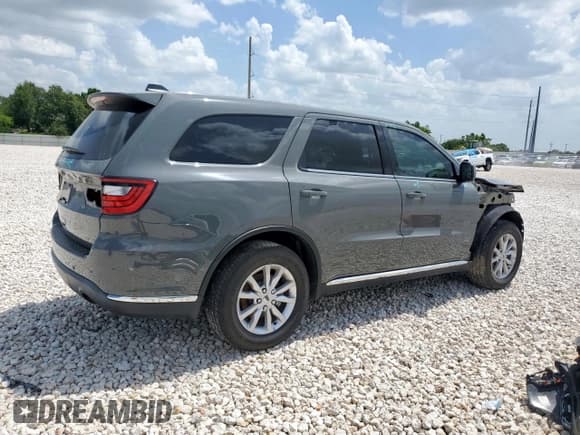 ✅ 2021 Dodge Durango SXT • VIN: 1C4RDHAG9MC760583 • Lot: 61777095. Listed on Copart with 50,301 mi. Free auction sales archive from the USA and detailed vehicle history report at DreamBid. Image 3.