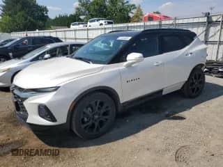2022 Chevrolet Blazer RS with VIN 3GNKBERS3NS221572, listed as a Copart auction lot 67454635 with 12,029 mi miles and Salvage title. Bid and sale history available at DreamBid. Image 1.