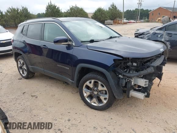 ✅ 2019 Jeep Compass Limited • VIN: 3C4NJDCB9KT618964 • Lot: 43317981. Wystawiony na IAAI z przebiegiem 93 343 mil. Bezpłatny archiwum sprzedaży aukcyjnych z USA i szczegółowy raport historii pojazdu na DreamBid. Zdjęcie 1.