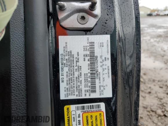 ✅ 2020 Ford Mustang GT • VIN: 1FA6P8CF5L5102900 • Лот: 82741745. Опубликован ранее на Copart с пробегом 19 186 миль. Бесплатный доступ к архиву аукционных продаж из США и подробный отчёт об истории автомобиля на DreamBid. Изображение 13.