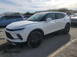 ✅ 2023 Chevrolet Blazer LT • VIN: 3GNKBCR43PS103658 • Лот: 92417925. Опубликован ранее на Copart с пробегом 26 728 миль. Бесплатный доступ к архиву аукционных продаж из США и подробный отчёт об истории автомобиля на DreamBid. Изображение 1.