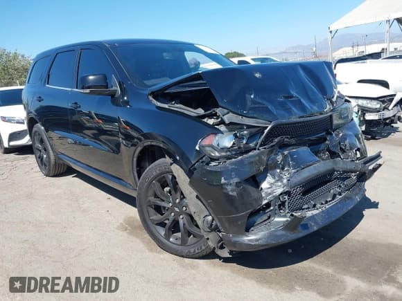 ✅ 2020 Dodge Durango GT • VIN: 1C4RDHDG9LC129679 • Lot: 43023499. Listed on IAAI with 108,966 mi. Free auction sales archive from the USA and detailed vehicle history report at DreamBid. Image 1.