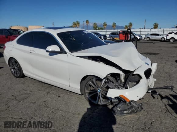 ✅ 2018 BMW 2 Series 230i • VIN: WBA2J1C57JVD08936 • Lot: 87100925. Listed on Copart with 73,537 mi. Free auction sales archive from the USA and detailed vehicle history report at DreamBid. Image 4.