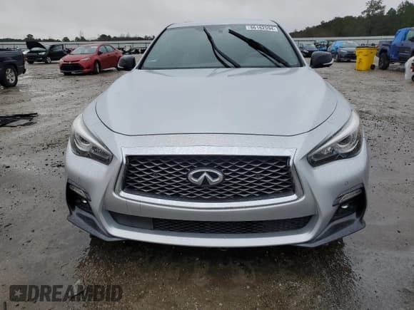 ✅ 2020 Infiniti Q50 Red Sport 400 • VIN: JN1FV7AR6LM660612 • Lot: 86182594. Listed on Copart with 82,737 mi. Free auction sales archive from the USA and detailed vehicle history report at DreamBid. Image 5.