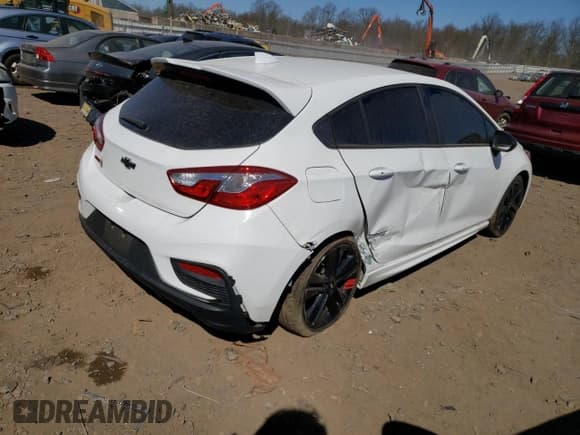 ✅ 2018 Chevrolet Cruze LT • VIN: 3G1BE6SMXJS582480 • Lot: 47293843. Listed on Copart with 48,011 mi. Free auction sales archive from the USA and detailed vehicle history report at DreamBid. Image 3.
