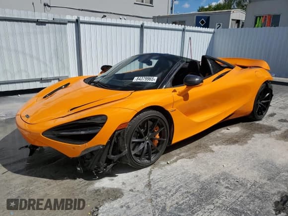✅ 2020 McLaren 720S • VIN: SBM14FCA6LW004272 • Lot: 84379965. Listed on Copart with Not provided. Free auction sales archive from the USA and detailed vehicle history report at DreamBid. Image 1.