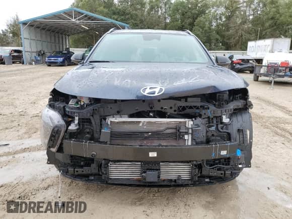 2024 Hyundai Kona N Line with VIN KM8HA3A33RU040245, listed as a Copart auction lot 86695314 with 20,401 mi miles and Salvage title. Bid and sale history available at DreamBid. Image 5.
