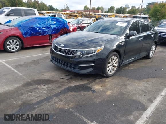 ✅ 2017 Kia Optima EX • VIN: 5XXGU4L38HG132675 • Лот: 43414313. Опубликован ранее на IAAI с пробегом 84 098 миль. Бесплатный доступ к архиву аукционных продаж из США и подробный отчёт об истории автомобиля на DreamBid. Изображение 2.