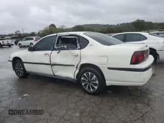 2004 Chevrolet Impala с VIN 2G1WF52E849245289, выставлен на аукционе Copart как лот 72090154 с пробегом 51 376 миль миль и Списание • Salvage title. История ставок и продаж доступна на DreamBid. Изображение 2.