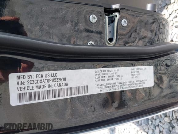 ✅ 2023 Dodge Charger Police • VIN: 2C3CDXAT0PH532510 • Lot: 43103321. Wystawiony na IAAI z przebiegiem 1 769 mil. Bezpłatny archiwum sprzedaży aukcyjnych z USA i szczegółowy raport historii pojazdu na DreamBid. Zdjęcie 9.