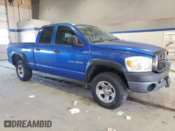 2007 Dodge 1500 ST с VIN 1D7HU18P67J609103, выставлен на аукционе Copart как лот 46133365 с пробегом 151 211 миль миль и Списание • Salvage title. История ставок и продаж доступна на DreamBid. Изображение 4.