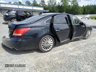 2014 Hyundai Equus Signature с VIN KMHGH4JH7EU078693, выставлен на аукционе Copart как лот 60354595 с пробегом Не указан миль и Списание • Salvage title. История ставок и продаж доступна на DreamBid. Изображение 3.