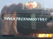 ✅ 2022 Volkswagen Taos SE • VIN: 3VVLX7B2XNM001551 • Lot: 86266655. Listed on Copart with 39,668 mi. Free auction sales archive from the USA and detailed vehicle history report at DreamBid. Image 12.