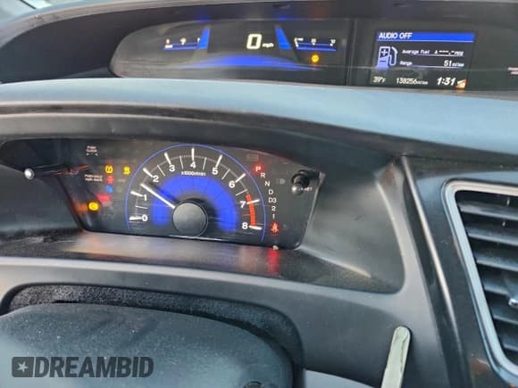 ✅ 2013 Honda Civic EX • VIN: 19XFB2F82DE088690 • Lot: 95014085. Listed on Copart with 138,256 mi. Free auction sales archive from the USA and detailed vehicle history report at DreamBid. Image 9.