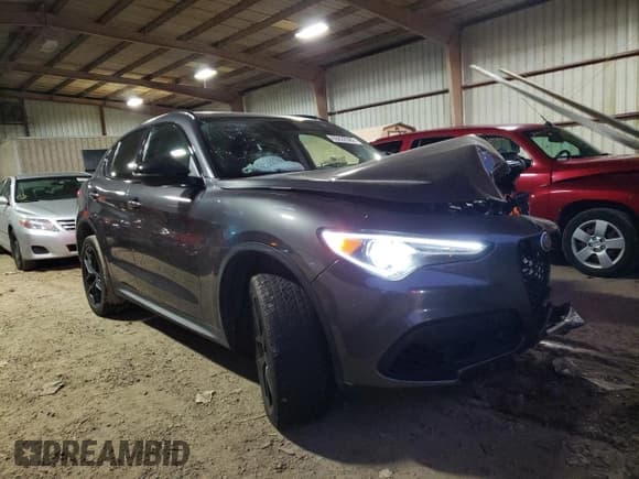 ✅ 2019 Alfa Romeo Stelvio • VIN: ZASPAJAN9K7C43819 • Лот: 65630382. Опубликован ранее на Copart с пробегом 53 302 миль. Бесплатный доступ к архиву аукционных продаж из США и подробный отчёт об истории автомобиля на DreamBid. Изображение 1.