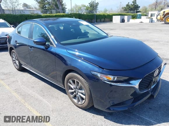 ✅ 2024 Mazda 3 S • VIN: 3MZBPAAMXRM421243 • Lot: 41997588. Listed on IAAI with 10,099 mi. Free auction sales archive from the USA and detailed vehicle history report at DreamBid. Image 1.