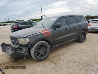 2013 Dodge Durango R/T with VIN 1C4SDHCT3DC697685, listed as a Copart auction lot 66028745 with 148,454 mi miles and Salvage title. Bid and sale history available at DreamBid. Image 1.