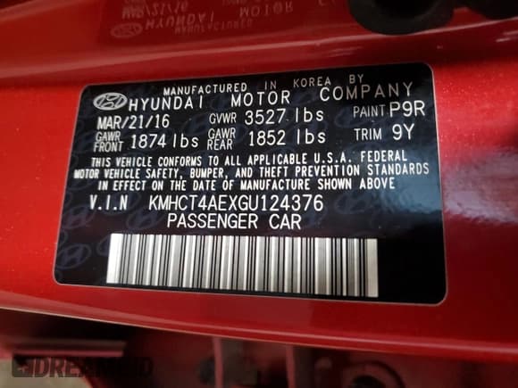 ✅ 2016 Hyundai Accent SE • VIN: KMHCT4AEXGU124376 • Лот: 77211494. Опубликован ранее на Copart с пробегом 74 222 миль. Бесплатный доступ к архиву аукционных продаж из США и подробный отчёт об истории автомобиля на DreamBid. Изображение 12.