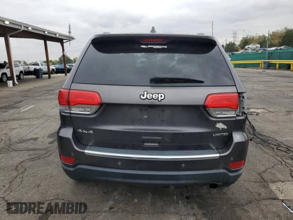 2017 Jeep Grand Cherokee Limited with VIN 1C4RJFBG7HC749101, listed as a Copart auction lot 85588465 with 128,807 mi miles and Salvage title. Bid and sale history available at DreamBid. Image 6.