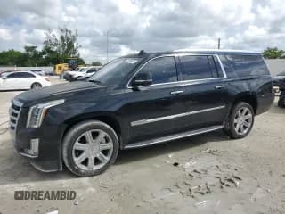 ✅ 2018 Cadillac Escalade ESV Premium Luxury • VIN: 1GYS3JKJ4JR167271 • Lot: 81599575. Listed on Copart with 112,467 mi. Free auction sales archive from the USA and detailed vehicle history report at DreamBid. Image 1.