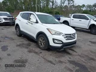 2013 Hyundai Santa Fe Sport with VIN 5XYZU3LB2DG001693, listed as a IAAI auction lot 43380498 with 119,818 mi miles and . Bid and sale history available at DreamBid. Image 1.