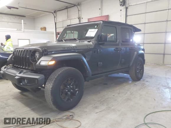 ✅ 2021 Jeep Wrangler Unlimited Sport S • VIN: 1C4HJXDN8MW744768 • Lot: 41894327. Wystawiony na IAAI z przebiegiem 47 826 mil. Bezpłatny archiwum sprzedaży aukcyjnych z USA i szczegółowy raport historii pojazdu na DreamBid. Zdjęcie 2.