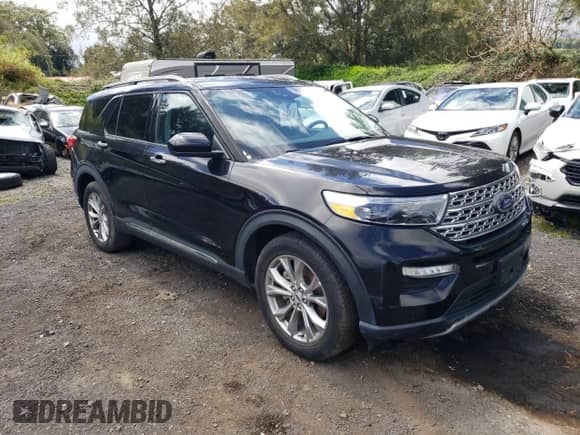 2023 Ford Explorer Limited with VIN 1FMSK7FHXPGA57599, listed as a Copart auction lot 70233705 with 41,132 mi miles and Clean title. Bid and sale history available at DreamBid. Image 4.