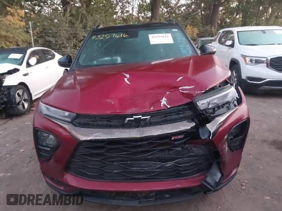 2022 Chevrolet TrailBlazer RS с VIN KL79MUSL1NB056001, выставлен на аукционе IAAI как лот 43257616 с пробегом 98 509 миль миль и . История ставок и продаж доступна на DreamBid. Изображение 12.