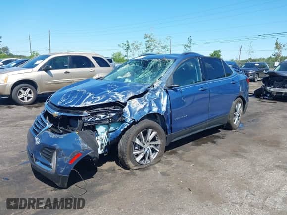 2024 Chevrolet Equinox Premier with VIN 3GNAXNEGXRL340850, listed as a IAAI auction lot 42049045 with 13,969 mi miles and . Bid and sale history available at DreamBid. Image 17.
