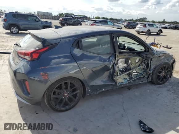 2019 Hyundai Veloster Turbo z VIN KMHTH6AB4KU007744, wystawiony jako Copart lot #88815645 z przebiegiem 88 738 mil mil oraz Nie do naprawy • Non repairable. Historia ofert i sprzedaży dostępna na DreamBid. Obrazek 3.