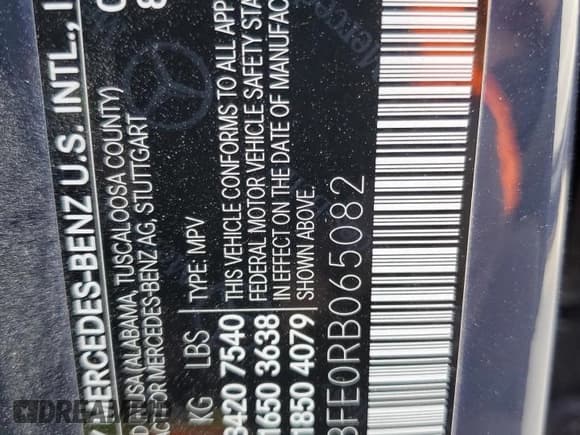 ✅ 2024 Mercedes-Benz GLS 580 • VIN: 4JGFF8FE0RB065082 • Lot: 87834325. Wystawiony na Copart z przebiegiem 26 705 mil. Bezpłatny archiwum sprzedaży aukcyjnych z USA i szczegółowy raport historii pojazdu na DreamBid. Zdjęcie 14.