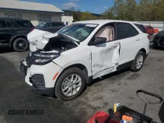 ✅ 2024 Chevrolet Equinox LS • VIN: 3GNAX5EG4RL288339 • Лот: 86141125. Опубликован ранее на Copart с пробегом Не указан. Бесплатный доступ к архиву аукционных продаж из США и подробный отчёт об истории автомобиля на DreamBid. Изображение 1.