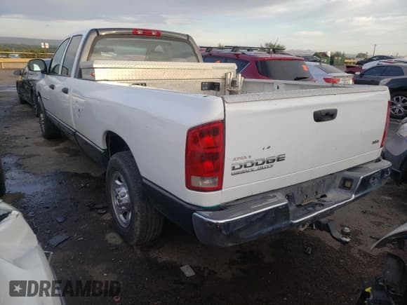 ✅ 2004 Dodge 2500 ST • VIN: 3D7KA28D74G115789 • Lot: 56806132. Wystawiony na Copart z przebiegiem 344 638 mil. Bezpłatny archiwum sprzedaży aukcyjnych z USA i szczegółowy raport historii pojazdu na DreamBid. Zdjęcie 3.