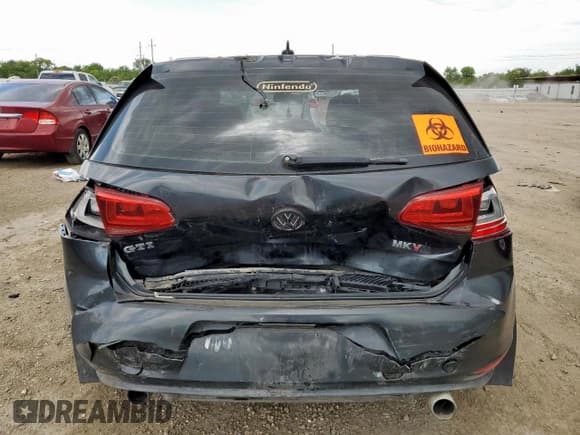 ✅ 2016 Volkswagen Golf GTI SE • VIN: 3VW4T7AU9GM067994 • Lot: 63777515. Listed on Copart with 145,215 mi. Free auction sales archive from the USA and detailed vehicle history report at DreamBid. Image 6.