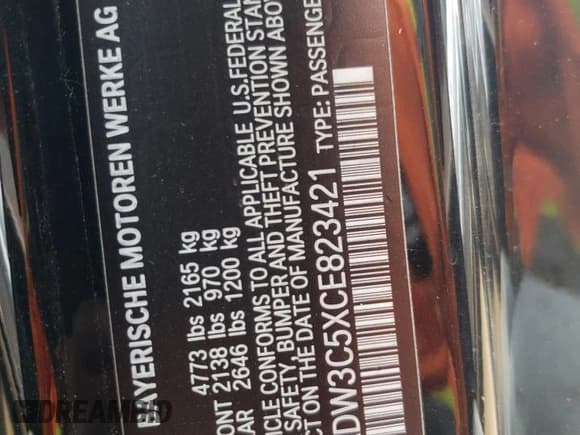 ✅ 2012 BMW 3 Series 328i • VIN: WBADW3C5XCE823421 • Лот: 71352964. Опубликован ранее на Copart с пробегом 82 388 миль. Бесплатный доступ к архиву аукционных продаж из США и подробный отчёт об истории автомобиля на DreamBid. Изображение 12.