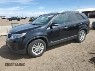 ✅ 2015 Kia Sorento LX • VIN: 5XYKTDA7XFG594344 • Lot: 80107855. Listed on Copart with 186,555 mi. Free auction sales archive from the USA and detailed vehicle history report at DreamBid. Image 1.