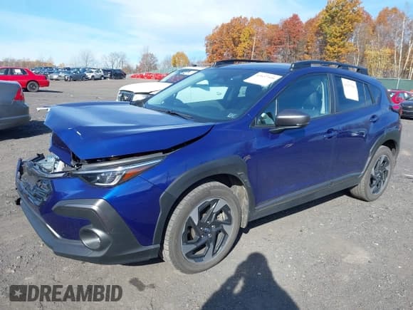 ✅ 2024 Subaru Crosstrek Limited • VIN: 4S4GUHM67R3715137 • Лот: 43637509. Опубликован ранее на IAAI с пробегом 55 881 миль. Бесплатный доступ к архиву аукционных продаж из США и подробный отчёт об истории автомобиля на DreamBid. Изображение 2.