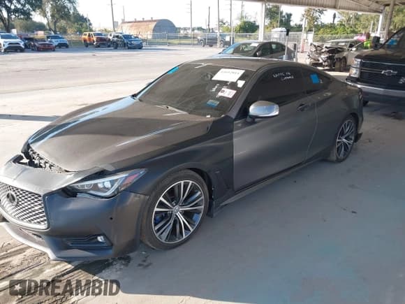✅ 2017 Infiniti Q60 Premium • VIN: JN1EV7EK7HM363638 • Лот: 43692814. Опубликован ранее на IAAI с пробегом 70 887 миль. Бесплатный доступ к архиву аукционных продаж из США и подробный отчёт об истории автомобиля на DreamBid. Изображение 2.