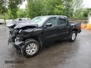 2023 Nissan Frontier SV with VIN 1N6ED1EKXPN604028, listed as a Copart auction lot 61981065 with 27,866 mi miles and Salvage title. Bid and sale history available at DreamBid. Image 1.