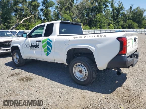 ✅ 2024 Toyota Tacoma SR • VIN: 3TYJDAHN8RT003810 • Лот: 61652805. Опубликован ранее на Copart с пробегом 23 519 миль. Бесплатный доступ к архиву аукционных продаж из США и подробный отчёт об истории автомобиля на DreamBid. Изображение 2.