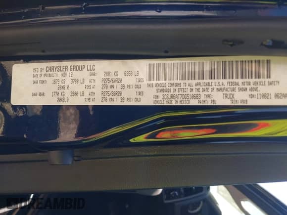 2013 Ram 1500 Express с VIN 3C6JR6AT7DG510683, выставлен на аукционе IAAI как лот 42671311 с пробегом 160 807 миль миль и . История ставок и продаж доступна на DreamBid. Изображение 9.