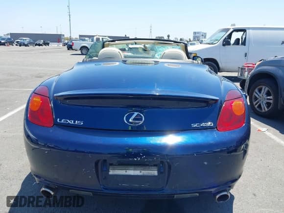 ✅ 2003 Lexus SC 430 • VIN: JTHFN48Y530044513 • Lot: 42574590. Listed on IAAI with 88,446 mi. Free auction sales archive from the USA and detailed vehicle history report at DreamBid. Image 16.