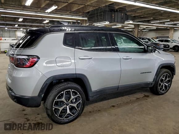 ✅ 2025 Jeep Compass Limited • VIN: 3C4NJDCN6ST581625 • Lot: 94519955. Listed on Copart with 16,487 mi. Free auction sales archive from the USA and detailed vehicle history report at DreamBid. Image 3.