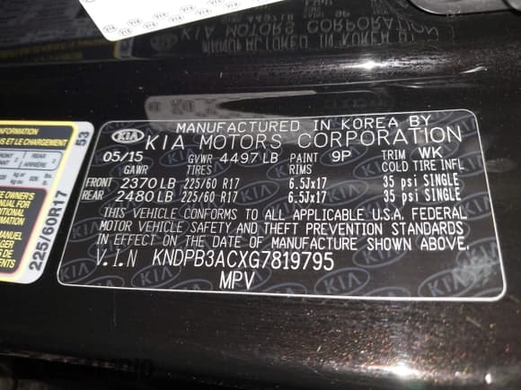 ✅ 2016 Kia Sportage LX • VIN: KNDPB3ACXG7819795 • Лот: 43401724. Опубликован ранее на IAAI с пробегом 117 212 миль. Бесплатный доступ к архиву аукционных продаж из США и подробный отчёт об истории автомобиля на DreamBid. Изображение 9.