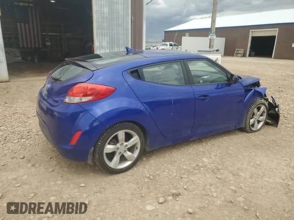 2012 Hyundai Veloster w/Gray Int с VIN KMHTC6AD8CU042093, выставлен на аукционе Copart как лот 54057165 с пробегом 95 222 миль миль и Чистый • Clean title. История ставок и продаж доступна на DreamBid. Изображение 3.