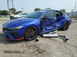 ✅ 2025 Hyundai Elantra • VIN: KMHLW4DK0SU026071 • Lot: 66968825. Listed on Copart with 5,148 mi. Free auction sales archive from the USA and detailed vehicle history report at DreamBid. Image 1.