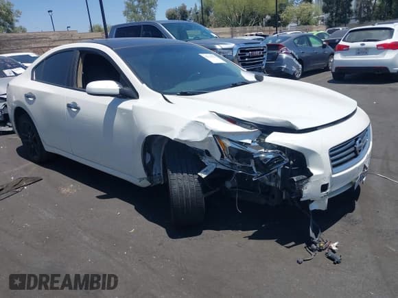 ✅ 2013 Nissan Maxima SV • VIN: 1N4AA5AP1DC835884 • Lot: 42715173. Listed on IAAI with Not provided. Free auction sales archive from the USA and detailed vehicle history report at DreamBid. Image 1.