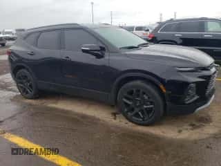 2021 Chevrolet Blazer LT with VIN 3GNKBCR41MS545141, listed as a Copart auction lot 75052953 with 50,164 mi miles and . Bid and sale history available at DreamBid. Image 4.