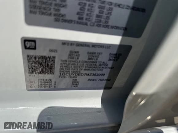 ✅ 2021 Chevrolet Silverado 1500 LT • VIN: 1GCUYDED7MZ353009 • Лот: 43694928. Опубликован ранее на IAAI с пробегом 48 671 миль. Бесплатный доступ к архиву аукционных продаж из США и подробный отчёт об истории автомобиля на DreamBid. Изображение 15.